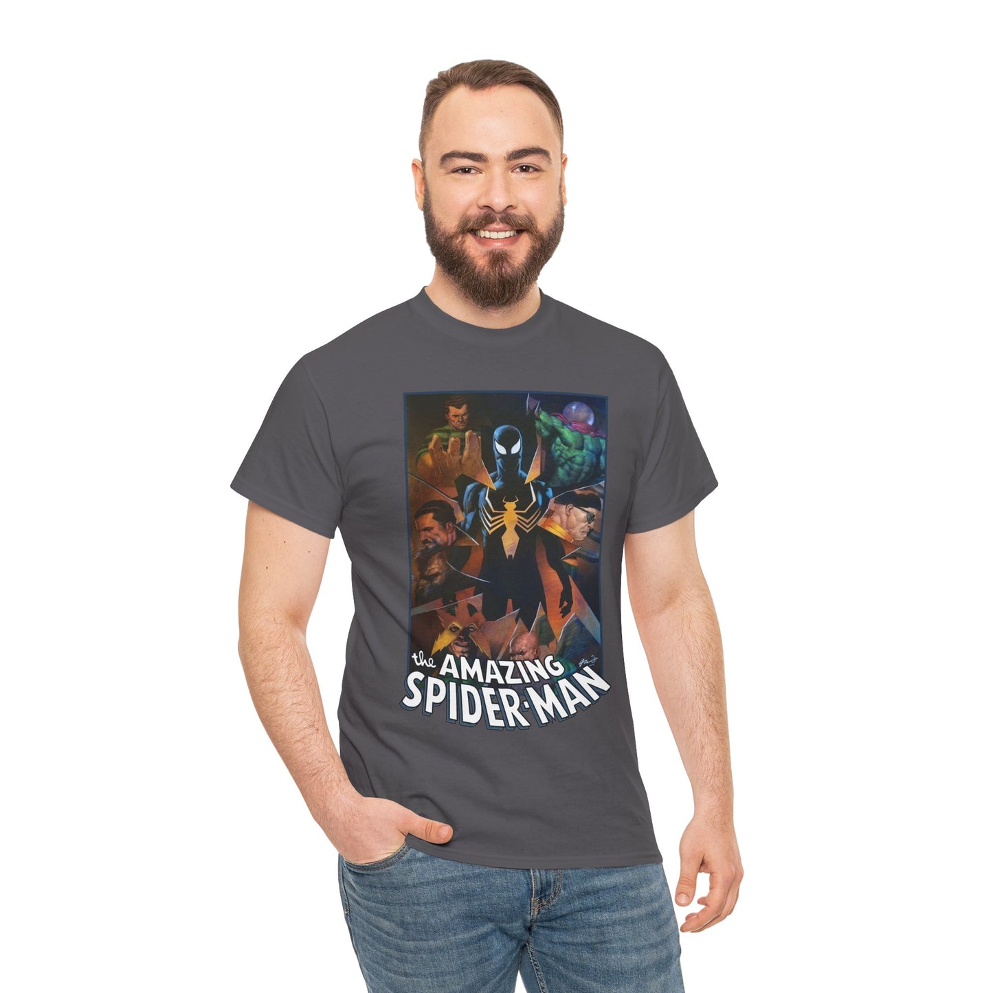 Amazing Spider-Man & Sinister Six T-Shirt - Ariel Olivetti Art - Marvel Comics