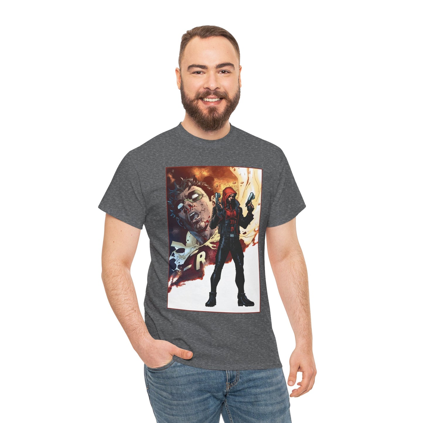 Red Hood T-Shirt - Jim Lee Art - Jason Todd, Batman Sidekick - DC Comics