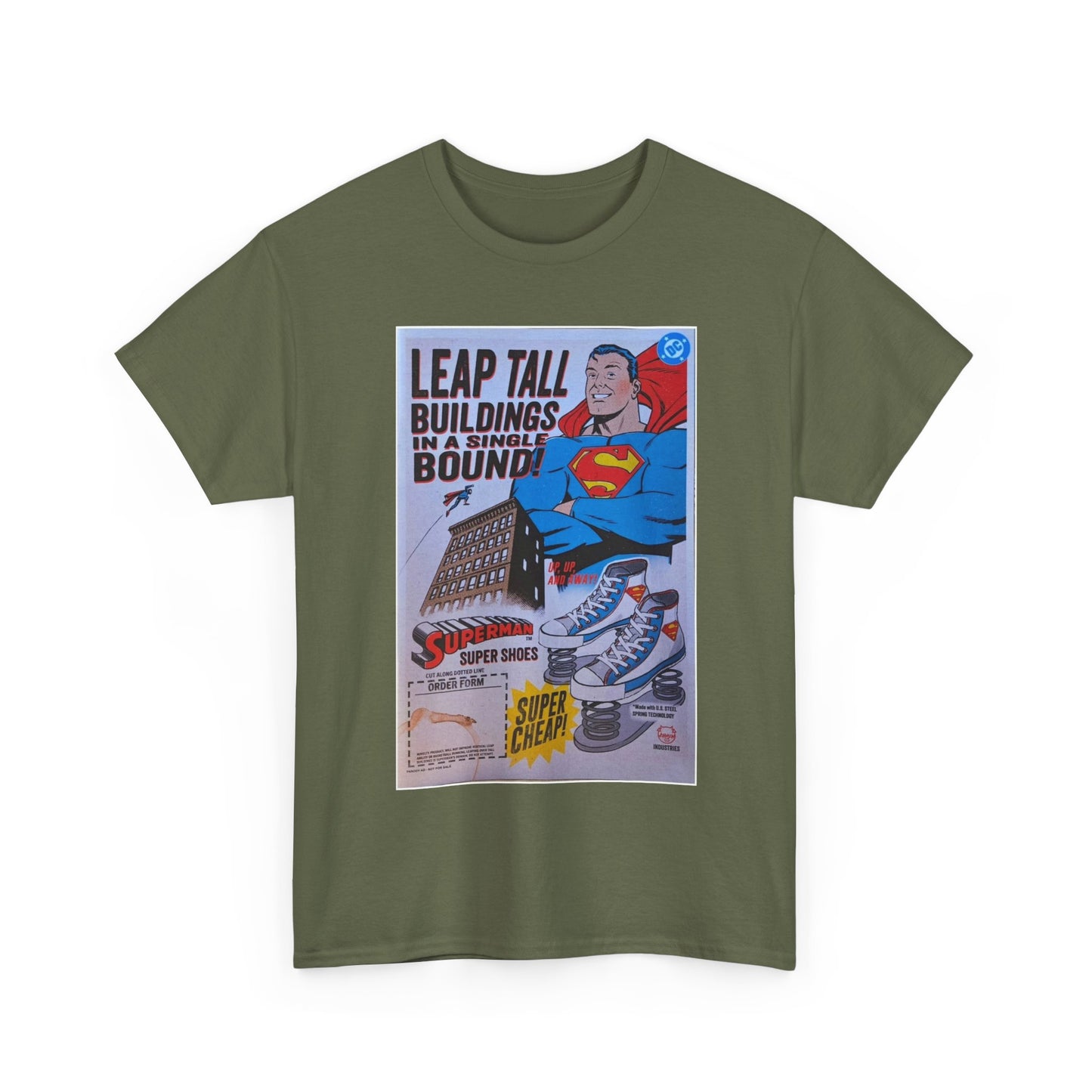 Superman Ad T-Shirt - Dave Johnson Art - #21 Variant Cover Art - DC Comics