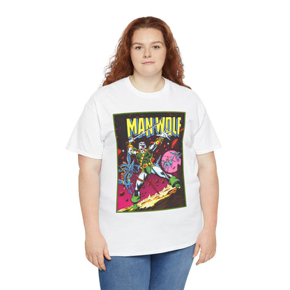 Man-Wolf T-Shirt - George Perez Art - Colonel John Jameson - Marvel Premiere #45 Cover Art - Marvel Comics