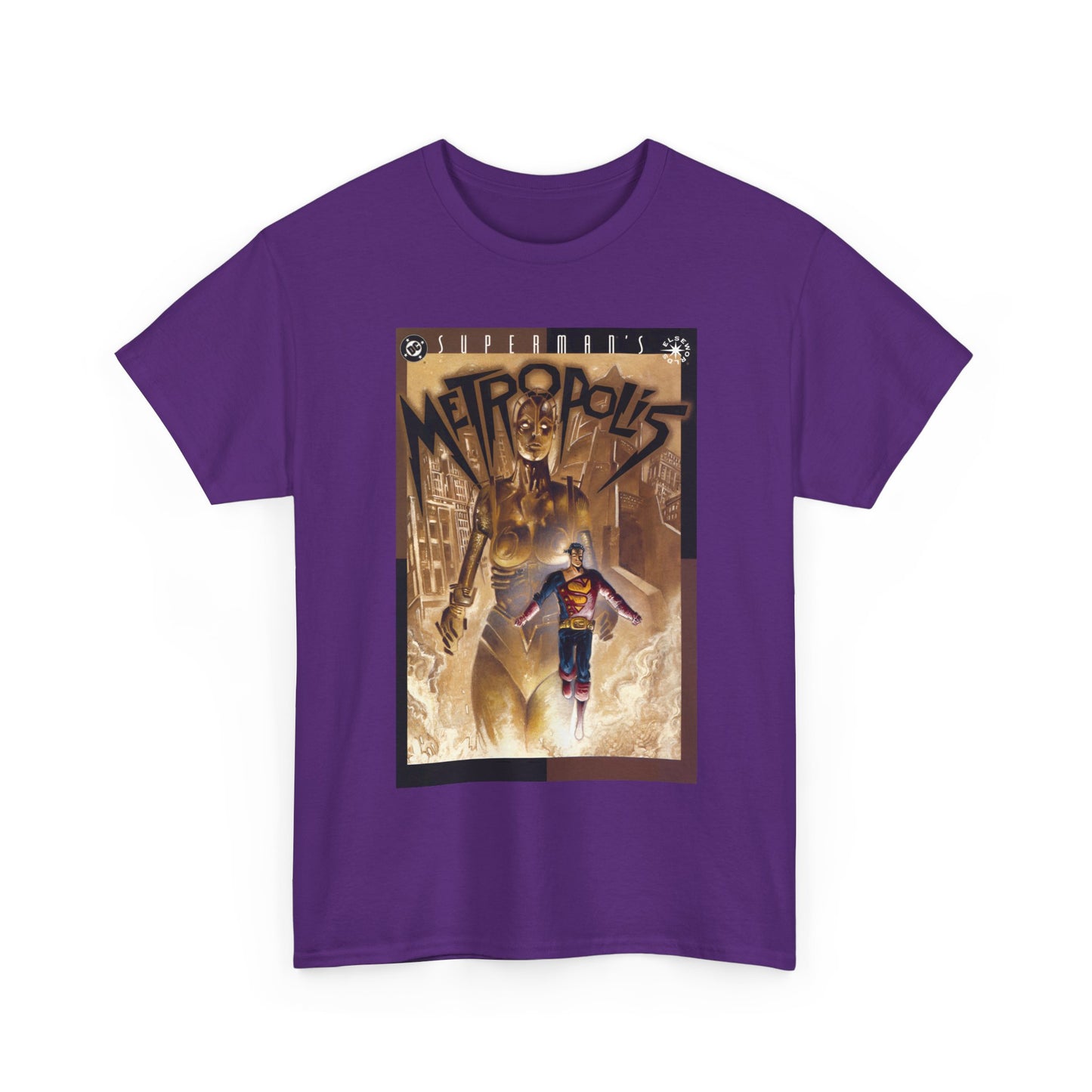 Superman's Metropolis T-Shirt - Ted McKeever Art - Elseworlds Art Based on Fritz Lang's Movie - DC Comics