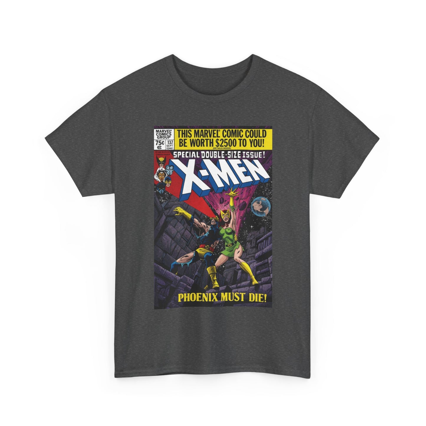 X-Men #137 T-Shirt - John Byrne Art - Cyclops & Phoenix - Marvel Comics