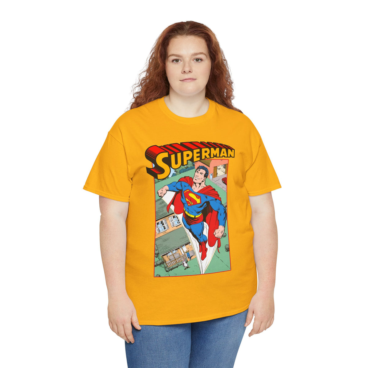 Superman T-Shirt - John Byrne Art - Man of Steel, Smallville - DC Comics
