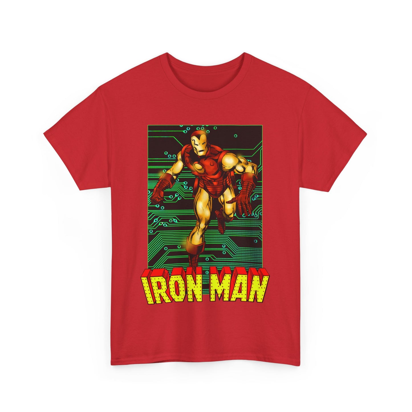 Iron Man T-Shirt - John Byrne Art - Tony Stark, Stark Industries - Avengers Member & Leader - Marvel Comics Armored Hero