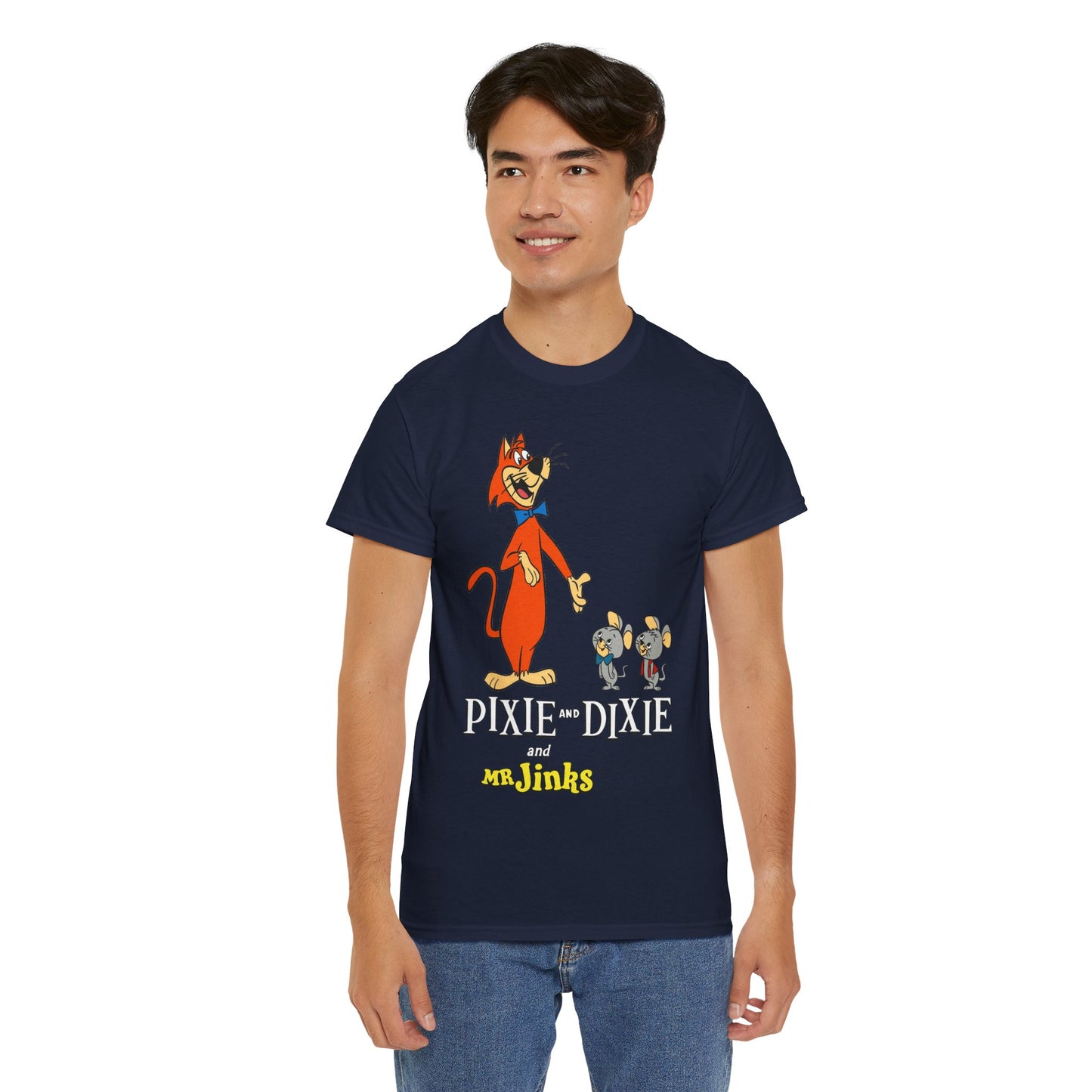 Pixie & Dixie & Mr Jinks T-Shirt - Classic Hanna-Barbera Saturday Morning Cartoon - I Hate Meeces to Pieces!