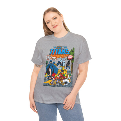 New Teen Titans T-Shirt - George Perez Art - #2 Cover Art - Deathstroke & Ravager - DC Comics