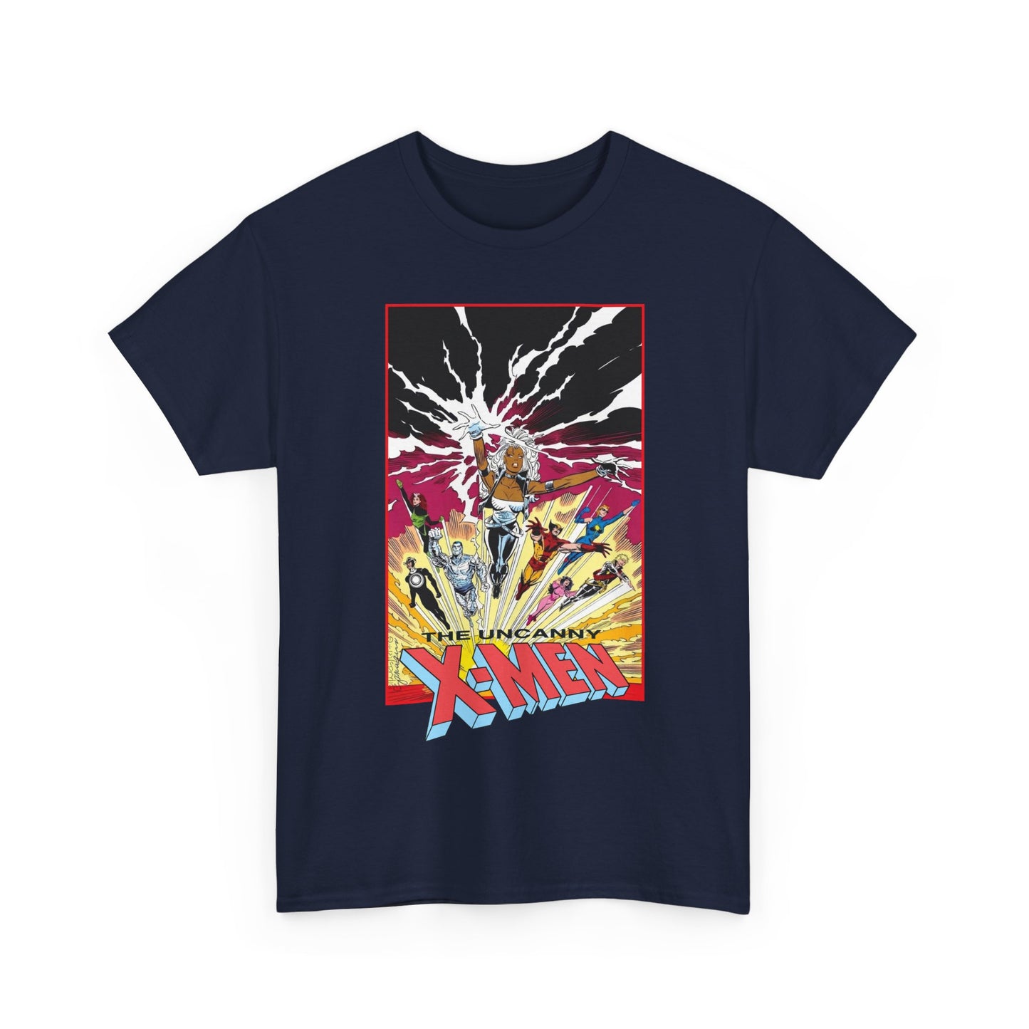 Uncanny X-Men T-Shirt - Marc Silvestri Art - Outback Era - Storm, Wolverine, Dazzler, Longshot, Psylocke, Rogue, Havok - Marvel Comics