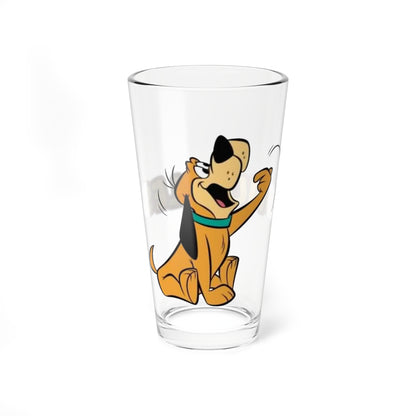 Snuffles Pint Glass, 16oz - Quick Draw McGraw Show Character - Hanna-Barbera Cartoon 1960s TV - Bloodhound Dog