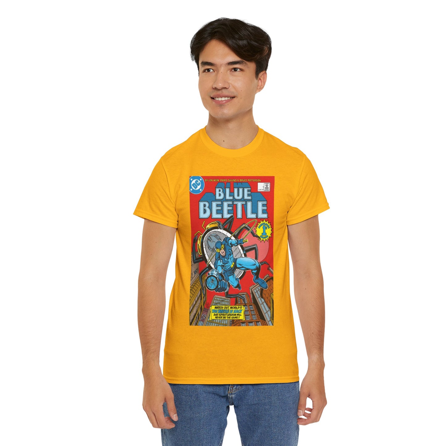 Blue Beetle #1 T-Shirt - Paris Cullins Art - Ted Kord - DC Comics