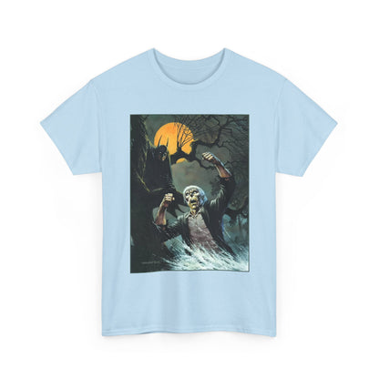 Solomon Grundy T-Shirt - Bernie Wrightson Art - Batman Watching From the Trees - DC Comics