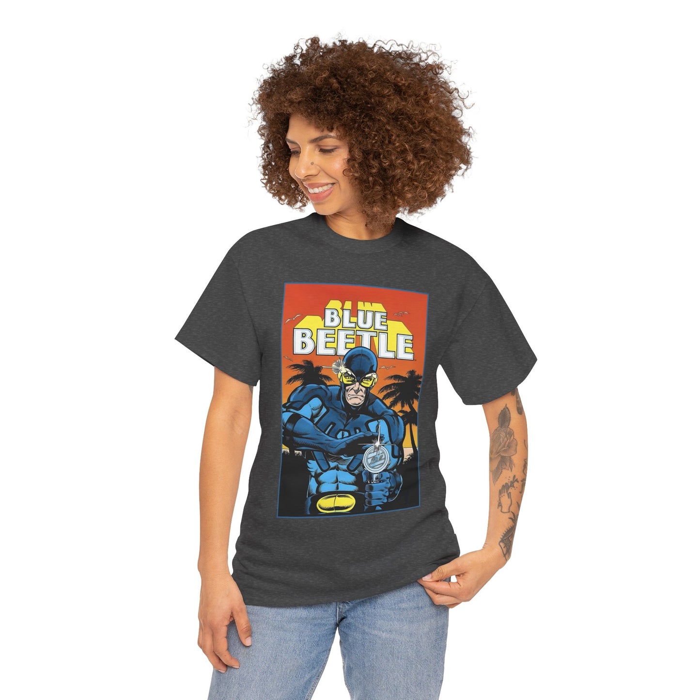 Blue Beetle T-Shirt - Ted Kord - 1980s DC Series - DC Comics