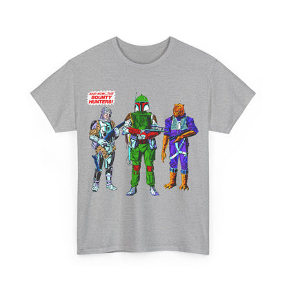 Boba Fett, Bossk, Dengar T-Shirt - Star Wars Bounty Hunters from Empire Strikes Back - Marvel Comics 1980s Art - Alternate Colors