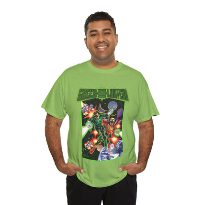 Green Lantern T-Shirt - George Perez Art - Hal Jordan & Alan Scott - Silver Age & Golden Age - DC Comics