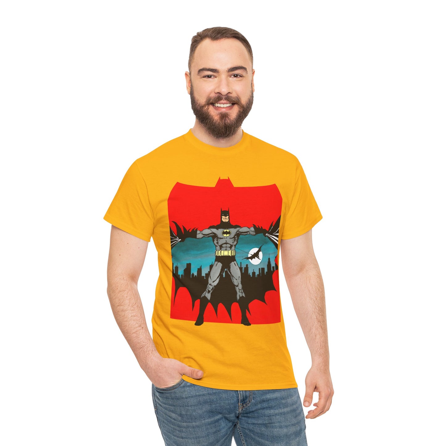 Batman T-Shirt - George Perez Art - History of the DC Universe - Gotham's Dark Knight Detective - DC Comics