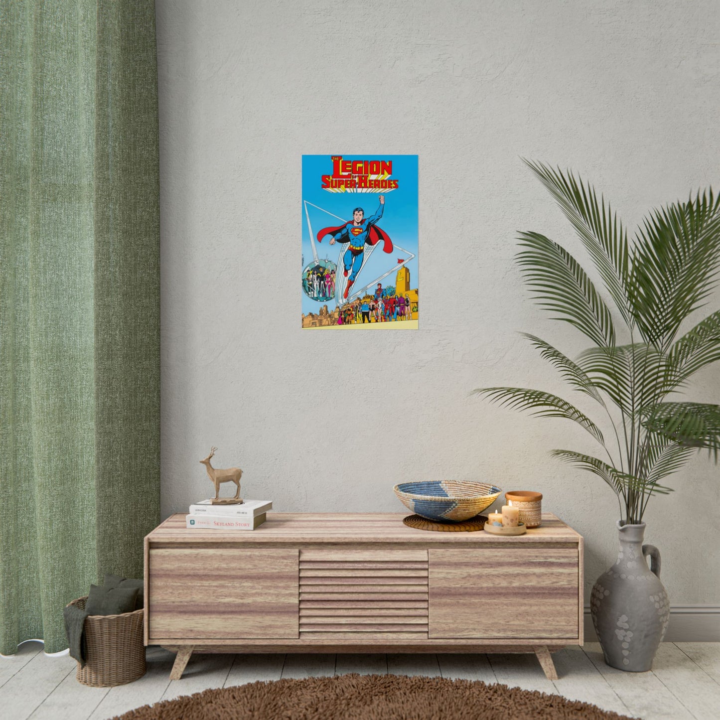 Superboy & the Legion of Super-Heroes Rolled Poster - George Perez Art - DC Comics - Multiple Sizes Up to 24"x36"