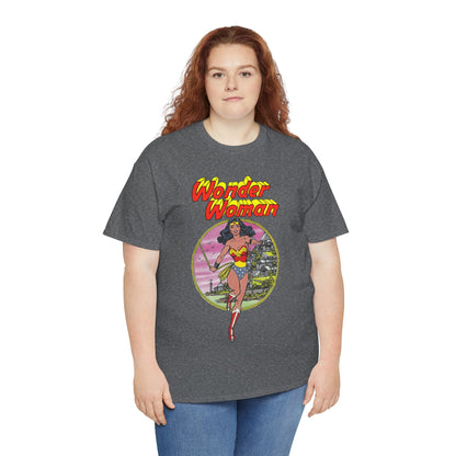 Wonder Woman T-Shirt - George Perez Art - Justice League 1980s Postcard Set - JLA Member - Diana from Themyscira - DC Comics