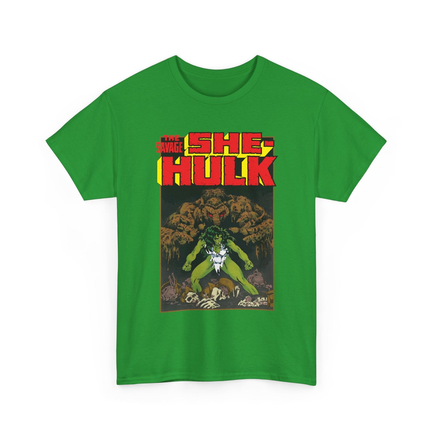 Savage She-Hulk & Man-Thing T-Shirt - Michael Golden Art - Marvel Comics