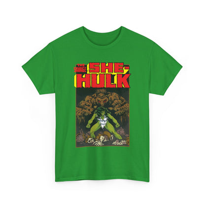 Savage She-Hulk & Man-Thing T-Shirt - Michael Golden Art - Marvel Comics