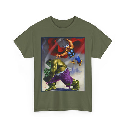 Incredible Hulk & Thor T-Shirt - Joe Jusko Art - Marvel Comics