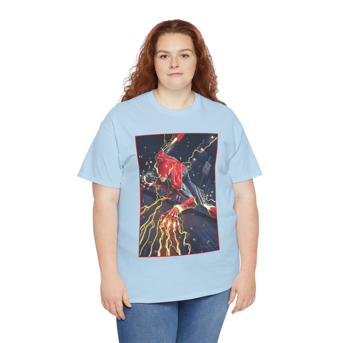 Flash T-Shirt - Davide Paratore Art - DC Comics