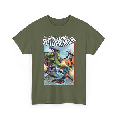 Amazing Spider-Man T-Shirt - Todd McFarlane Art - Green Goblin Vs Hobgoblin - Marvel Comics