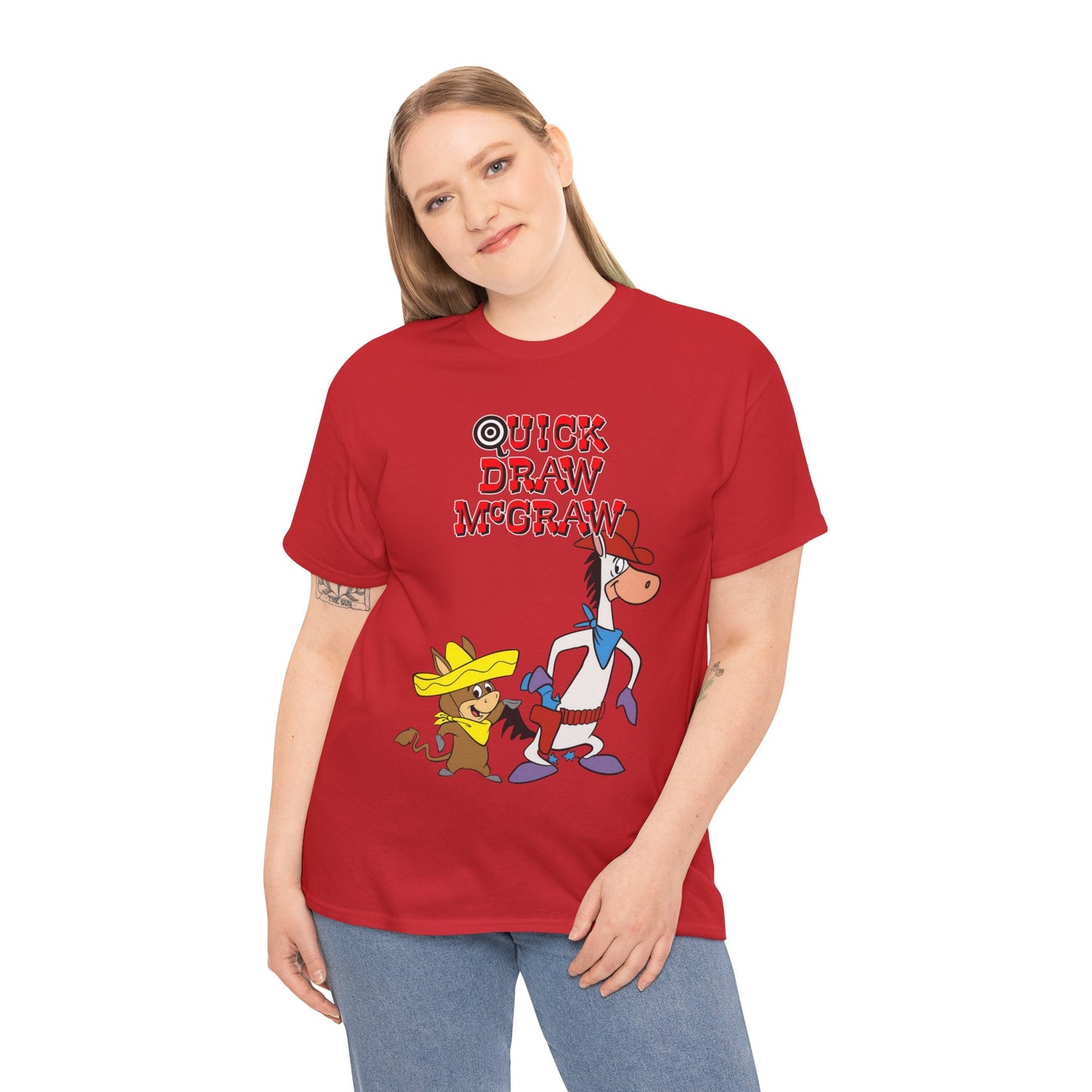 Quick Draw McGraw T-Shirt - Baba Looey - Hanna-Barbera Cartoon - Popular 1960s TV Animation