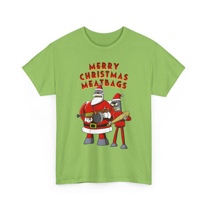 Robot Santa Claus & Bender Futurama Christmas T-Shirt