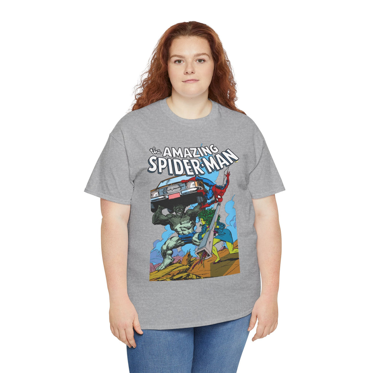 Amazing Spider-Man & She-Hulk T-Shirt - John Byrne Art - Marvel Comics