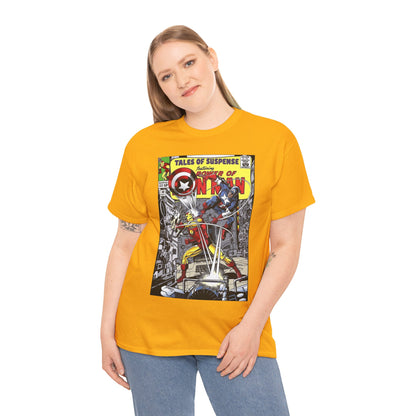 Tales of Suspense T-Shirt - George Perez #58 Cover Homage Art - Captain America & Iron Man - Marvel Comics