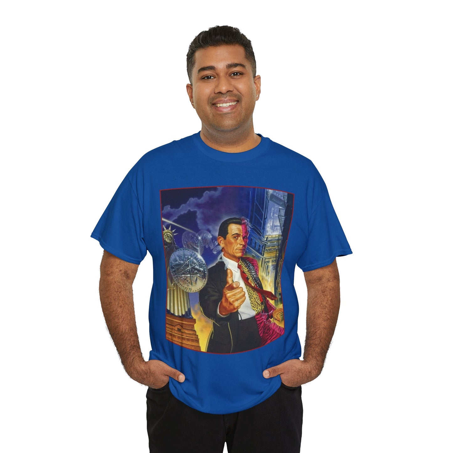 Two-Face T-Shirt - 90s Batman Movie Art - DC Comics