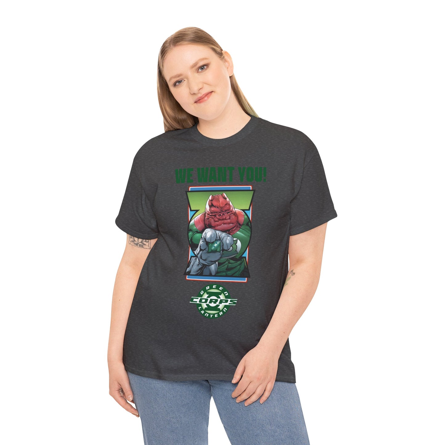 Kilowog T-Shirt - Green Lantern Corps Recruitment Poster - "We Want You!" - DC Comics