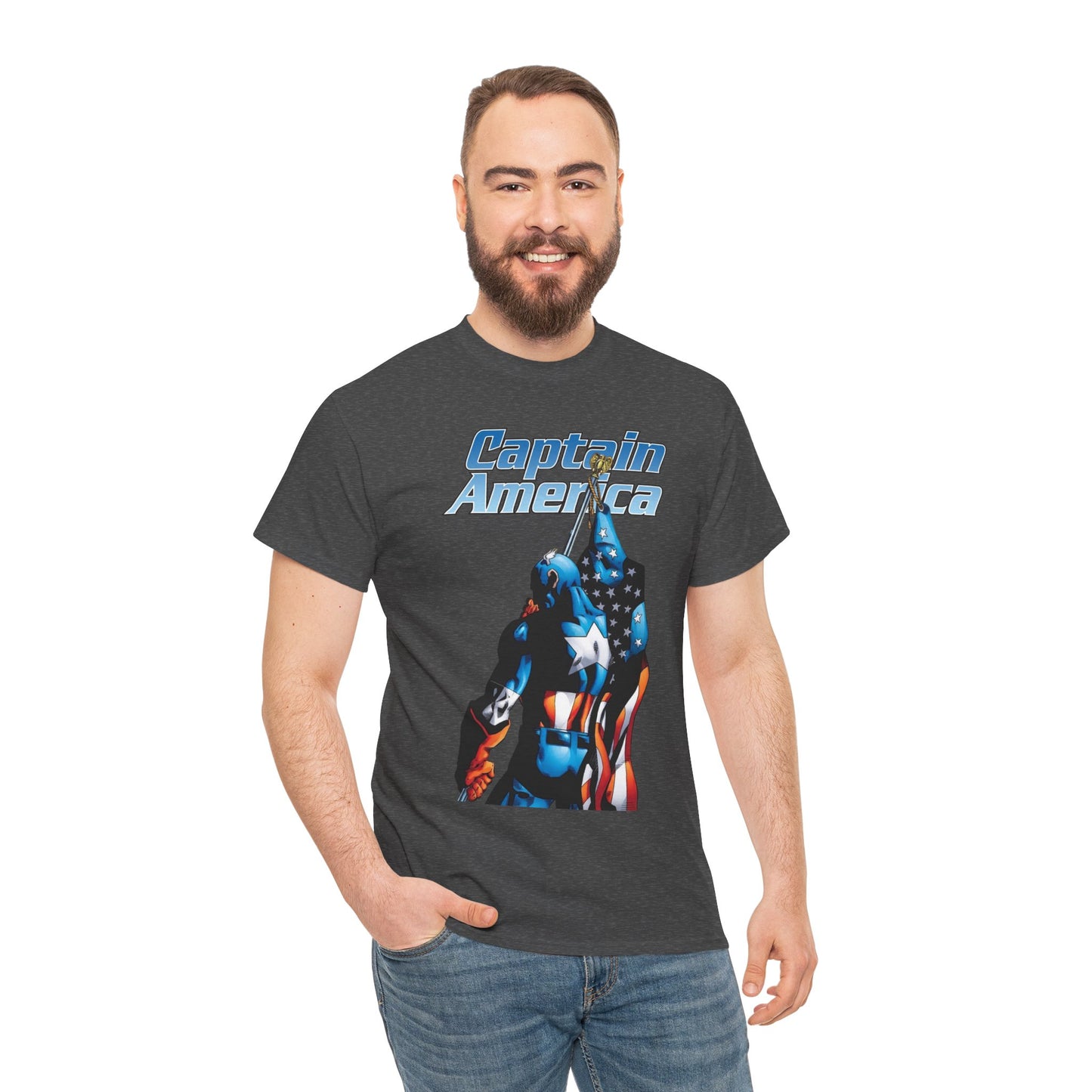 Captain America T-Shirt - Dan Jurgens Art - Marvel Comics