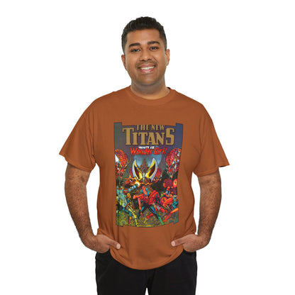 New Titans T-Shirt - George Perez Art - Who is Donna Troy? - Nightwing, Troia, Starfire, Cyborg, Jericho, Raven - DC Comics