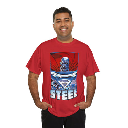 Steel T-Shirt - Superman Family - Reign of the Supermen - John Henry Irons - Steelworks - DC Comics