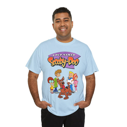 A Pup Named Scooby-Doo T-Shirt - Hanna-Barbera Cartoon TV Series 1990s - Fred, Daphne, Velma, Shaggy