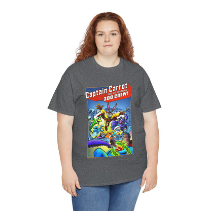 Captain Carrot & Zoo Crew T-Shirt - DC Comics Bronze Age Funny Animals, Superman Guest Star - 1980s