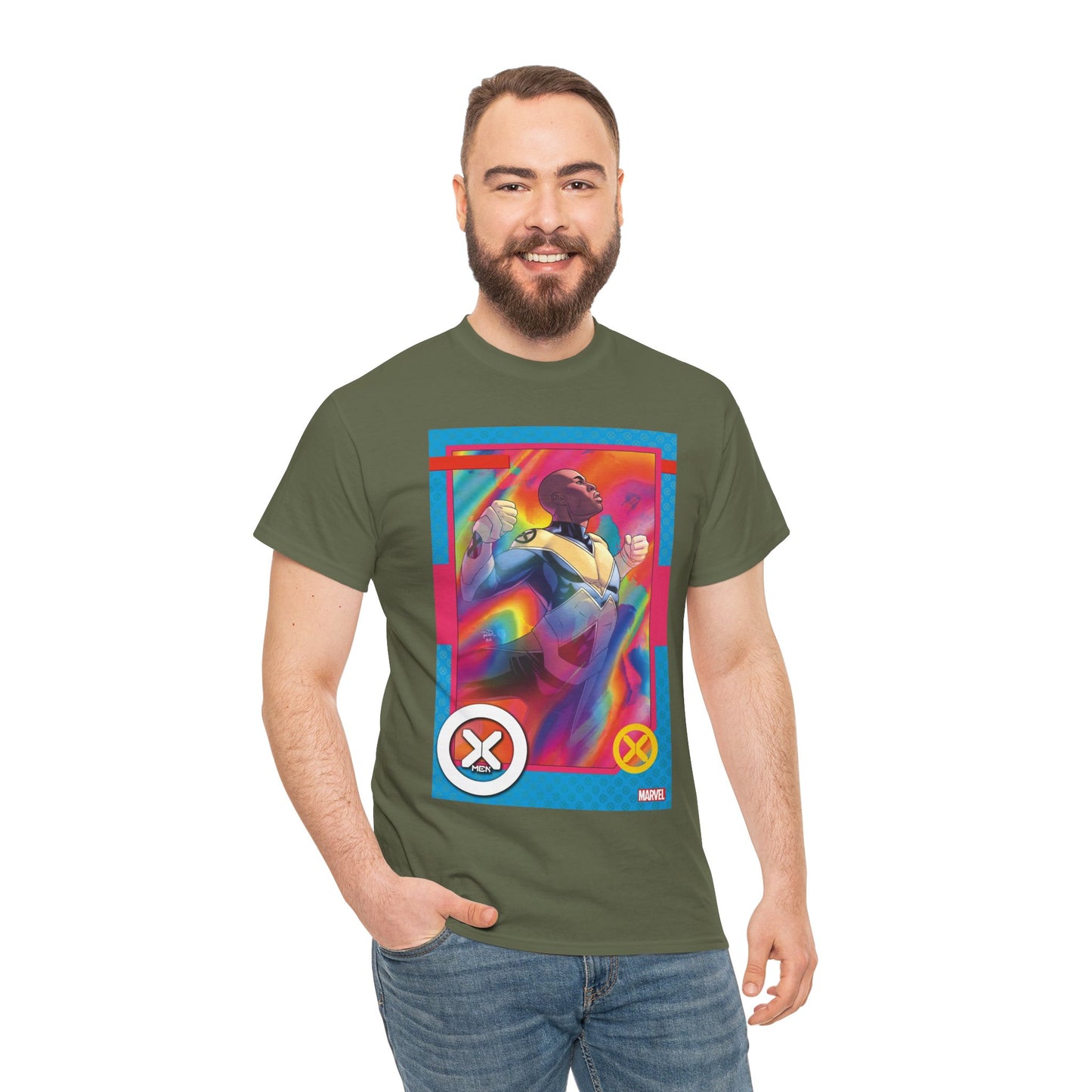 Synch T-Shirt - Russell Dauterman Art - X-Men Trading Card Variant Cover Art - Marvel Comics