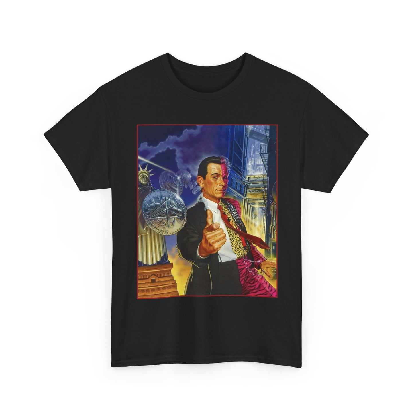 Two-Face T-Shirt - 90s Batman Movie Art - DC Comics