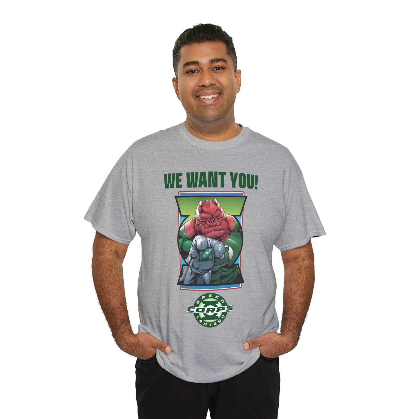 Kilowog T-Shirt - Green Lantern Corps Recruitment Poster - "We Want You!" - DC Comics