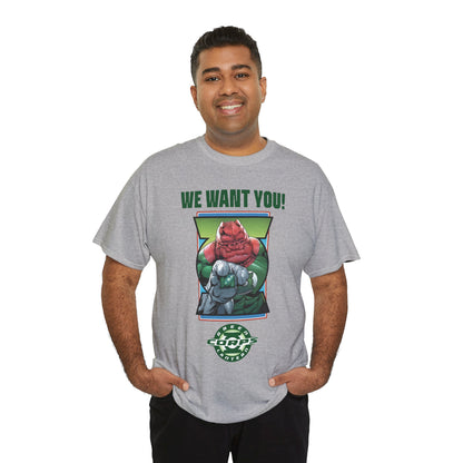 Kilowog T-Shirt - Green Lantern Corps Recruitment Poster - "We Want You!" - DC Comics