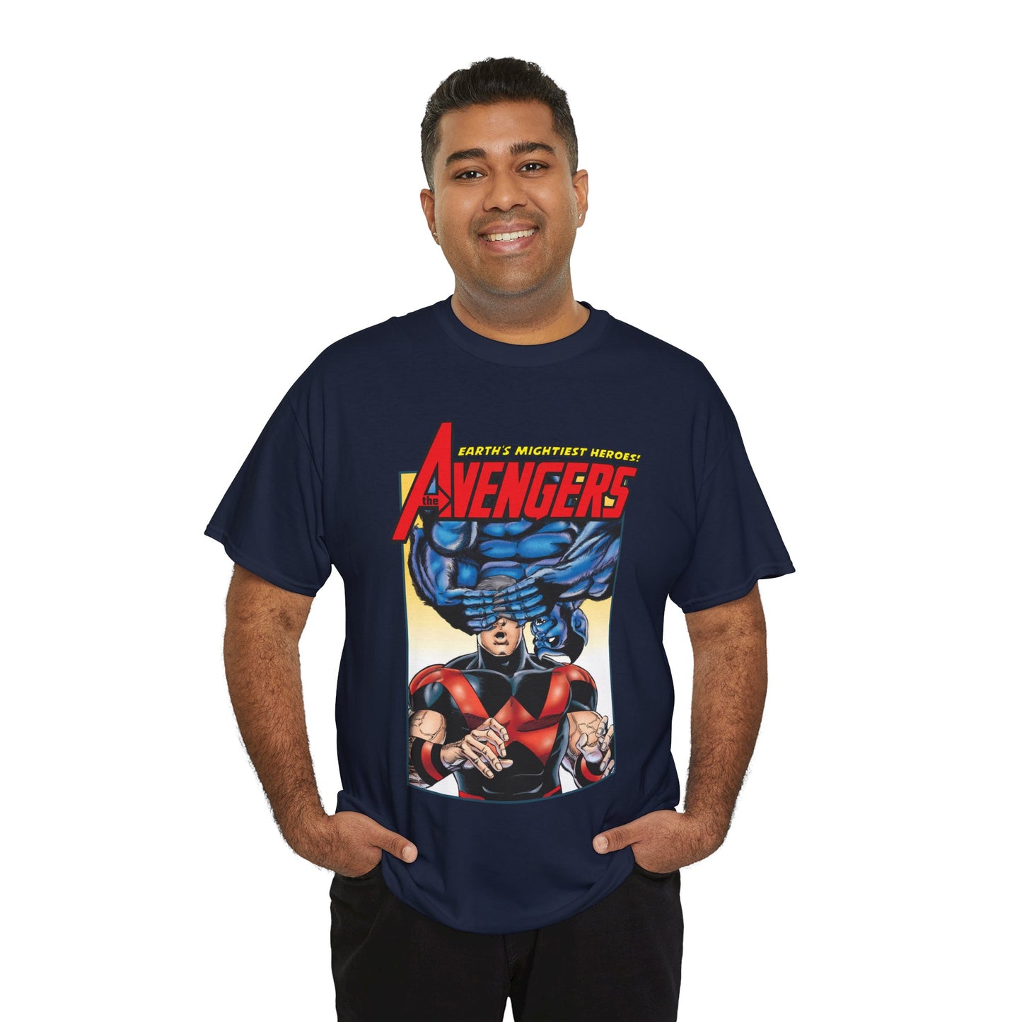 Avengers T-Shirt - George Perez Art - Wonder Man & Beast (Simon Williams & Hank McCoy) - Marvel Comics