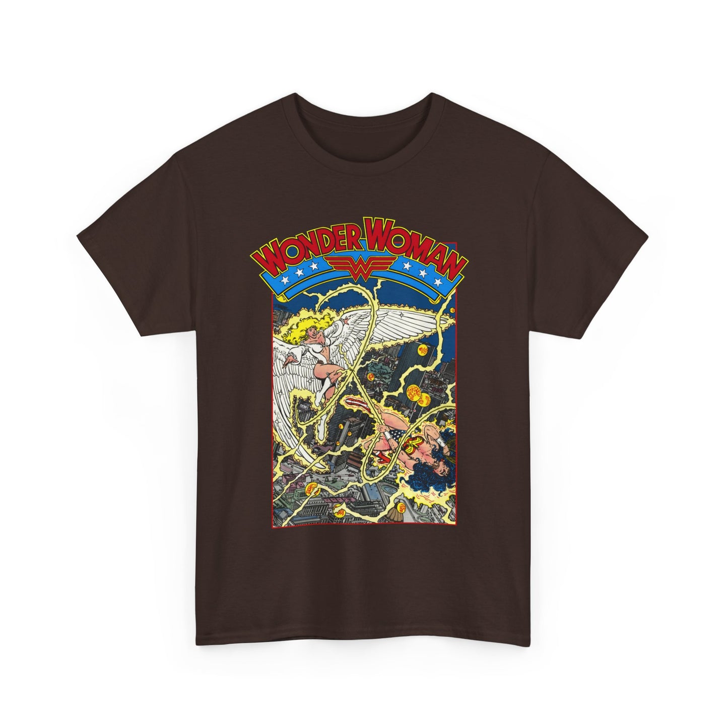 Wonder Woman T-Shirt - George Perez Art - Vs Silver Swan - DC Comics