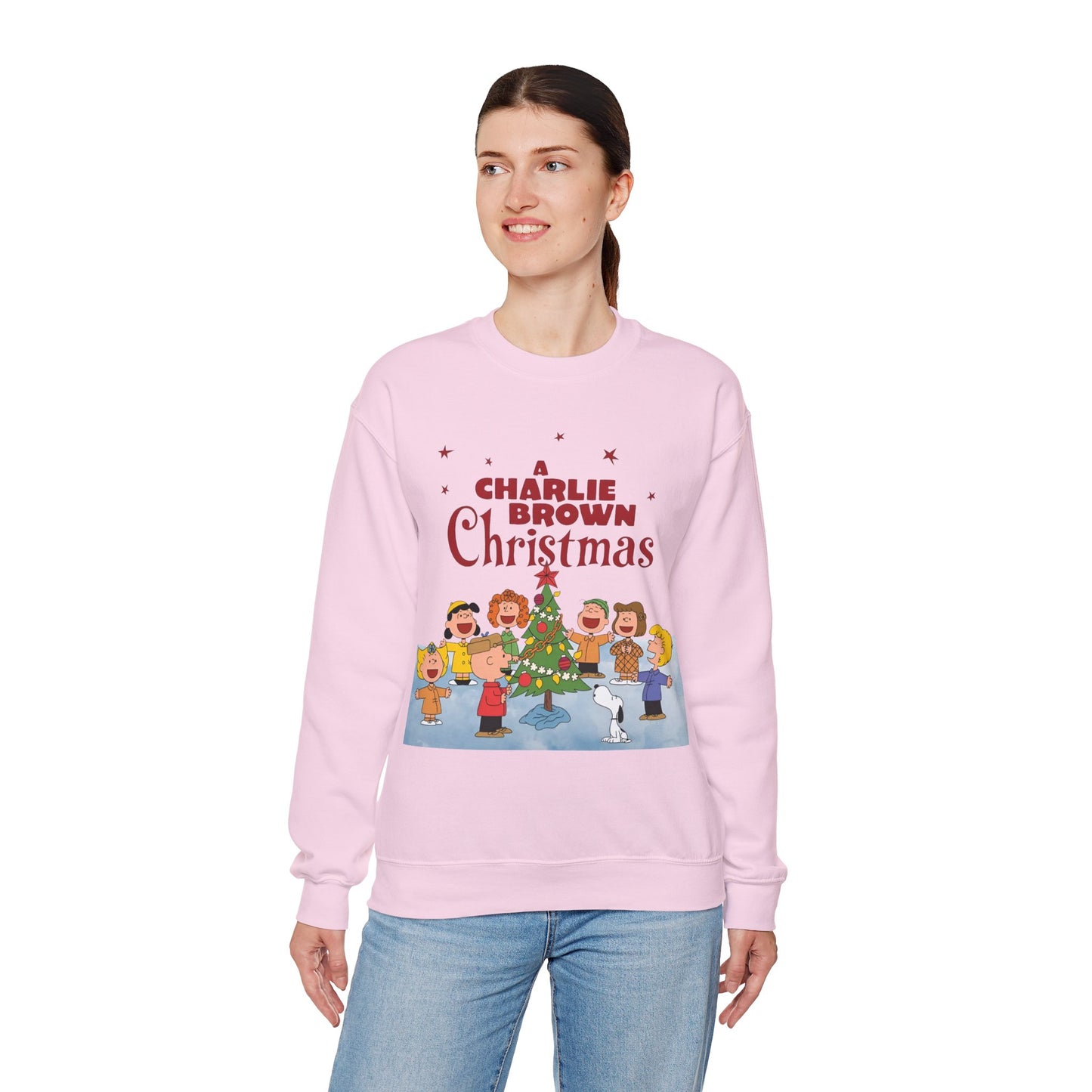 A Charlie Brown Christmas Crewneck Sweatshirt - Snoopy, Lucy, Linus, Sally, Schroeder