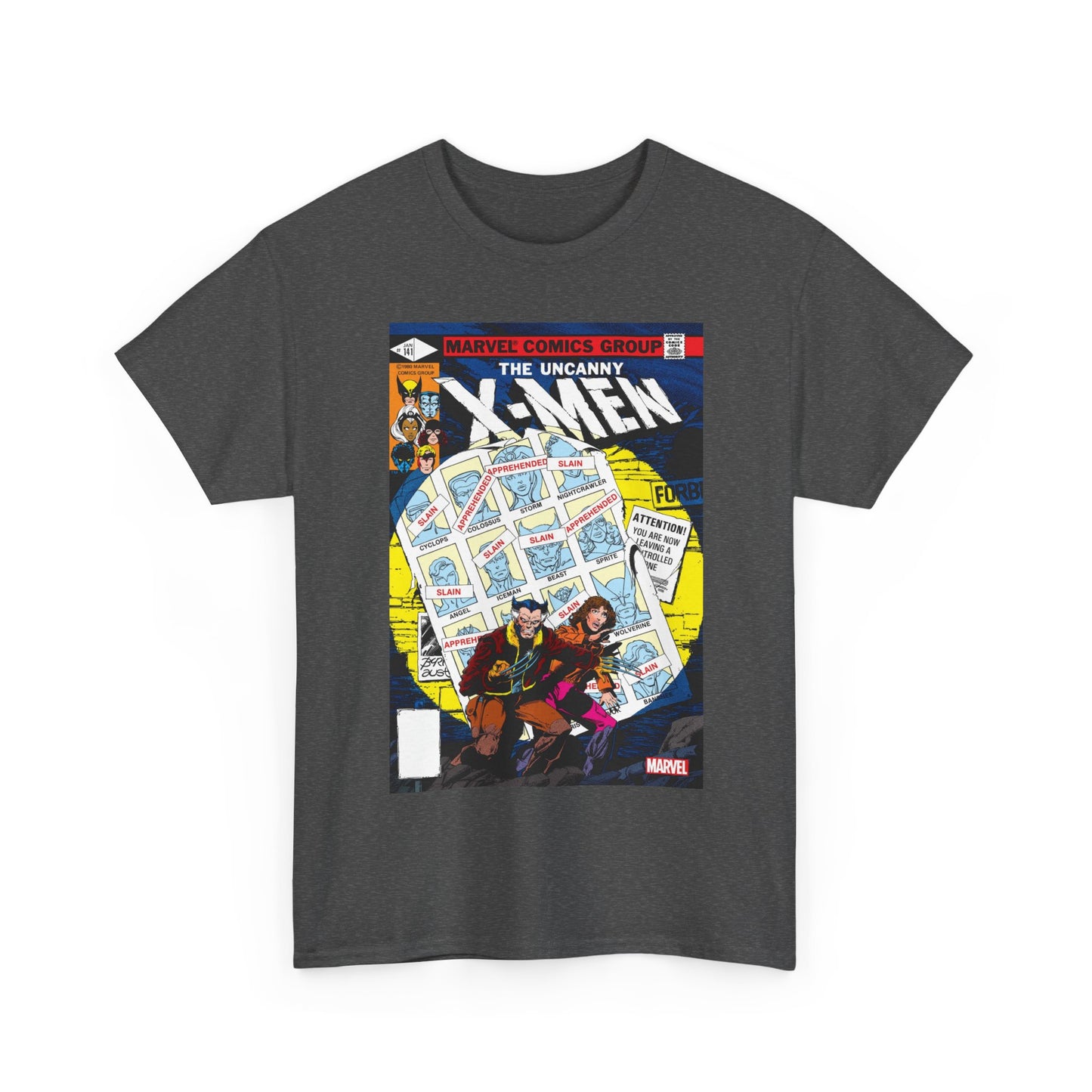 Uncanny X-Men #141 T-Shirt - John Byrne Art - Wolverine, Kitty Pryde - Days of Futures Past - Marvel Comics