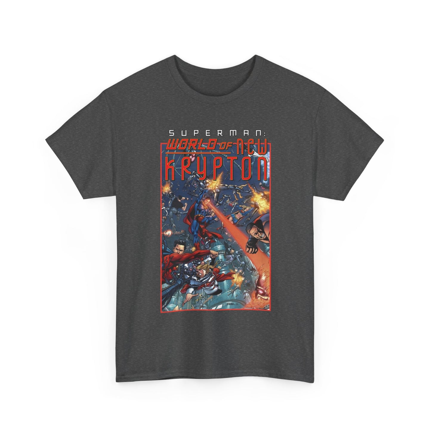 Superman: World of Krypton T-Shirt - George Perez Art - Superboy, Supergirl, Mon-El - DC Comics