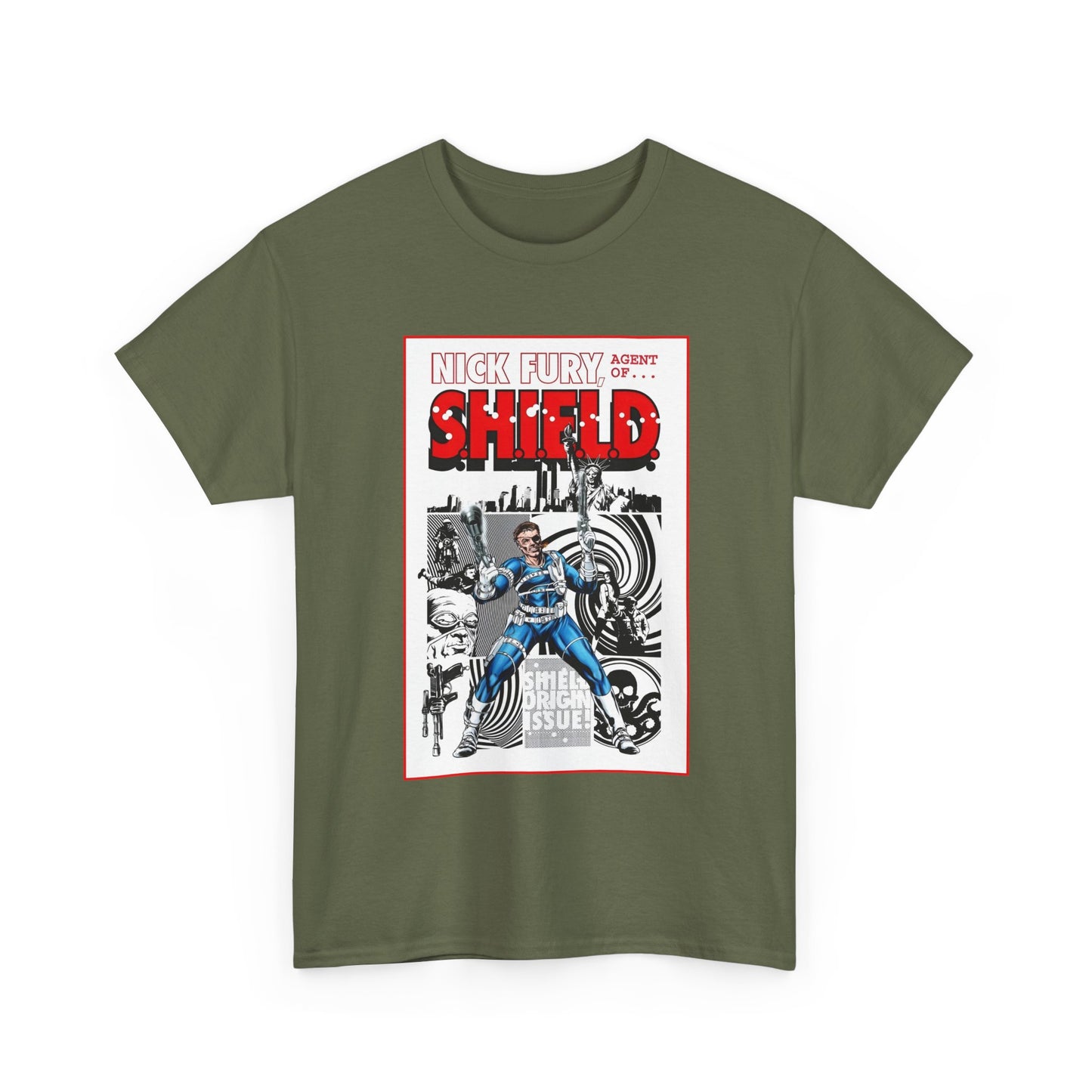 Nick Fury, Agent of SHIELD T-Shirt - Jim Steranko Art - Marvel Comics