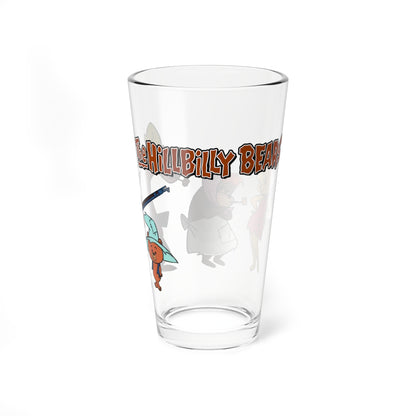 Hillbilly Bears Pint Glass, 16oz - Popular Hanna-Barbera 1960s Cartoon Characters - Paw Rugg, Maw, Floral, Shag