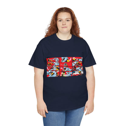 Wolverine Vs Silver Samurai Fight Pages 1-3 T-Shirt - Uncanny X-Men #173 - Marvel Comics