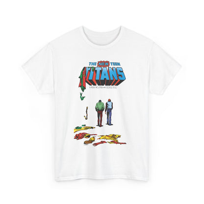 New Teen Titans T-Shirt - George Perez Art - Robin, Kid Flash Quitting - #39 Cover - DC Comics