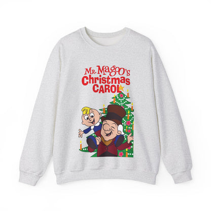 Mr. Magoo's A Christmas Carol Heavy Blend Crewneck Sweatshirt - Festive Holiday Cartoon Special